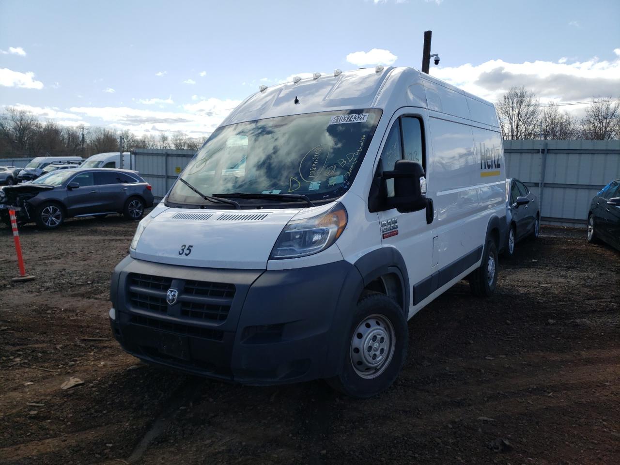 Photo 2 from auction – 2018 RAM PROMASTER with VIN 3C6TRVCG4JE147916