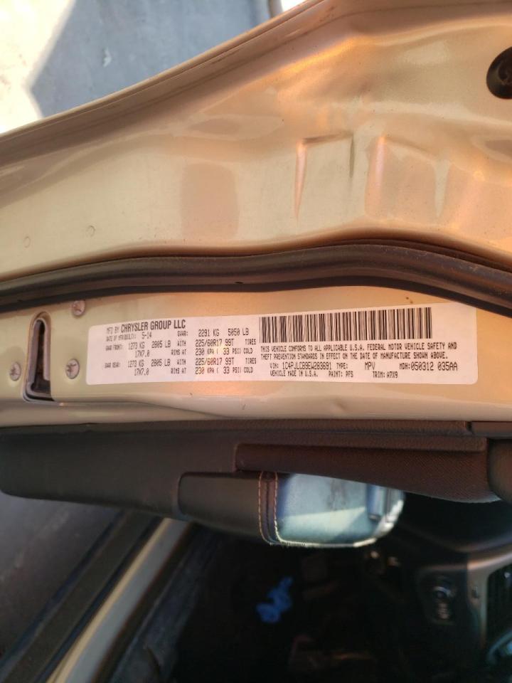 Photo 10 from auction – 2014 JEEP CHEROKEE L with VIN 1C4PJLCB9EW283691