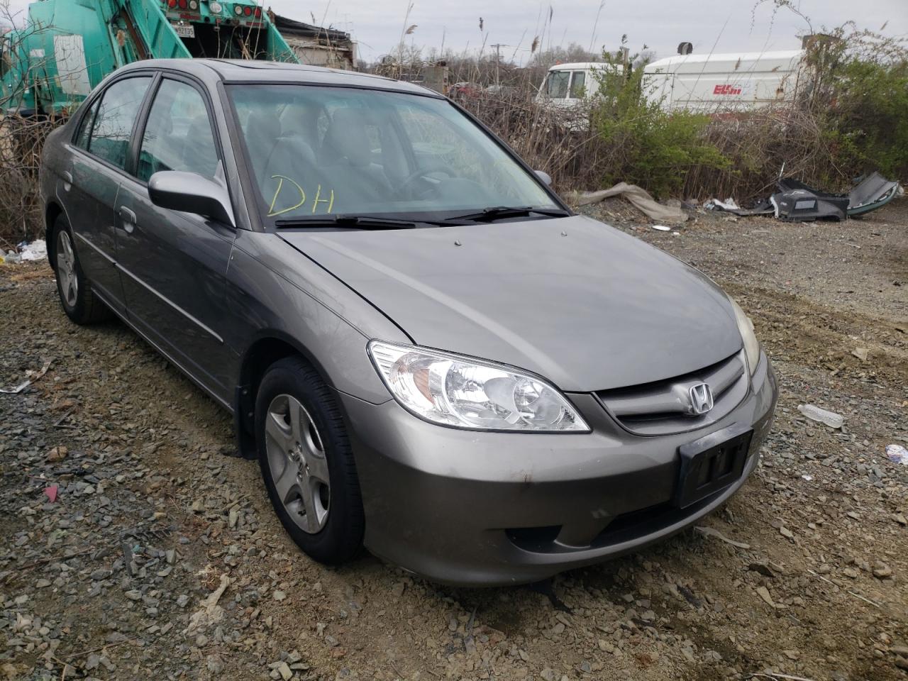 HONDA CIVIC EX 2004 with VIN 2HGES26724H528061 - Photo from auction