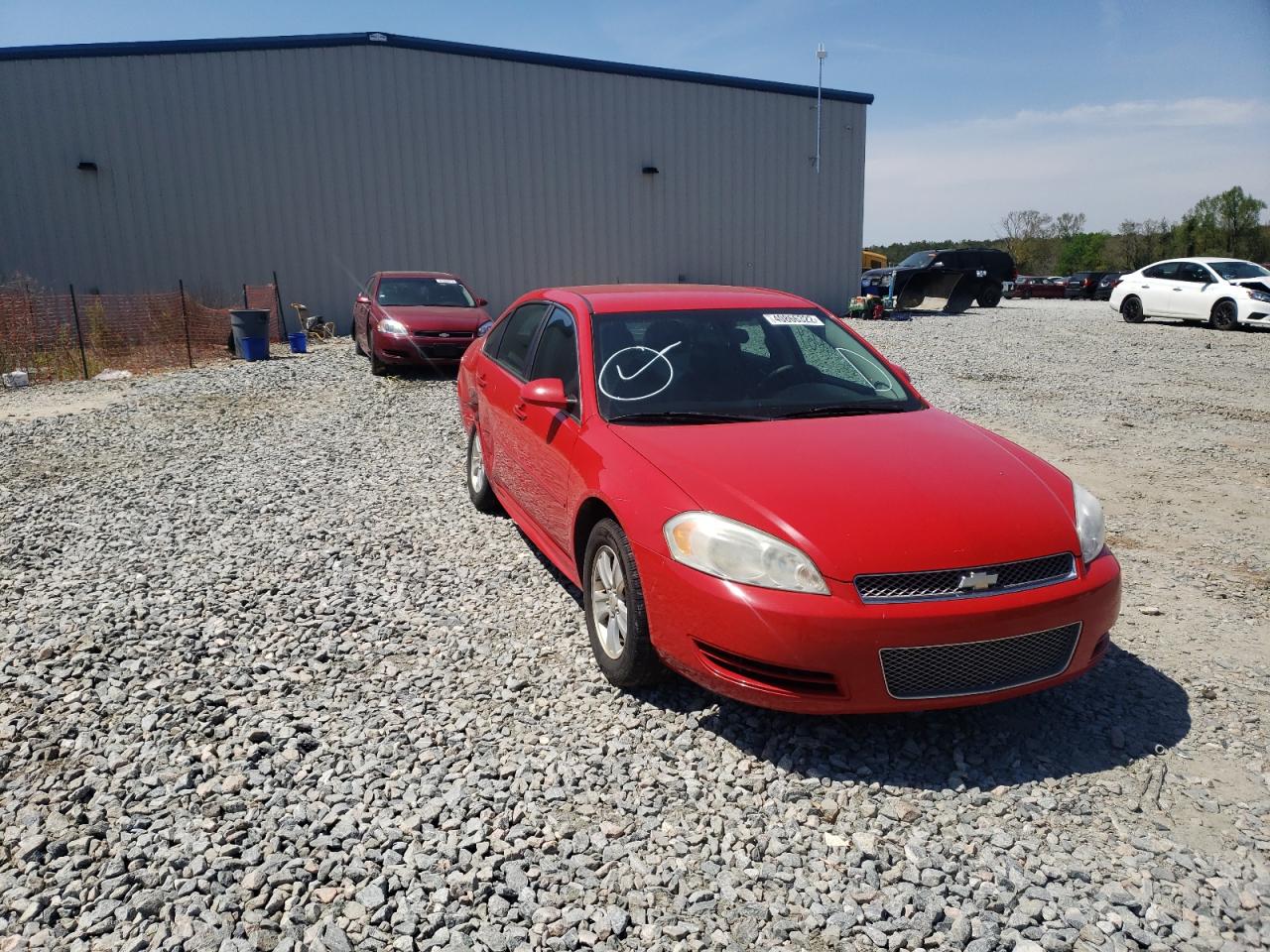 CHEVROLET IMPALA LS 2013 with VIN 2G1WF5E36D1155499 - Photo from auction