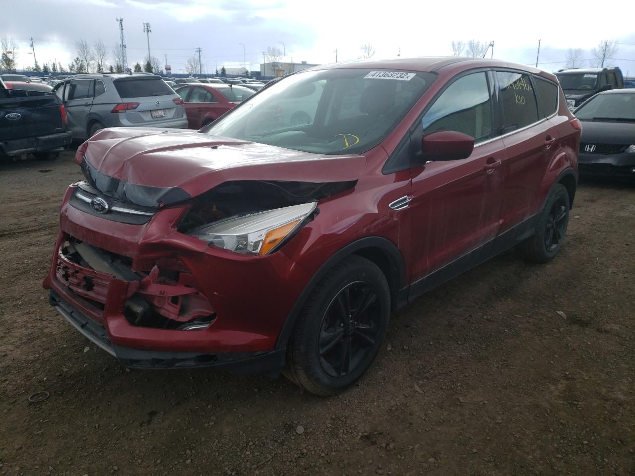 Photo 2 from auction – 2014 FORD ESCAPE SE with VIN 1FMCU0GX7EUD39242