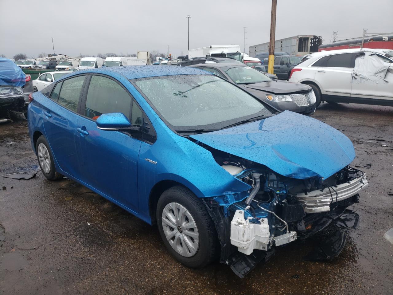 TOYOTA PRIUS 2019 with VIN JTDKARFU0K3092023 - Photo from auction