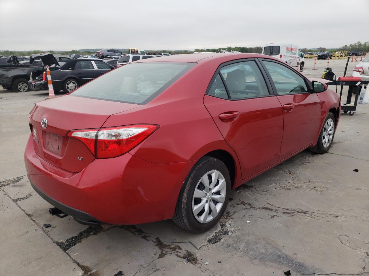 Photo 4 from auction – 2014 TOYOTA COROLLA L with VIN 5YFBURHE2EP122647