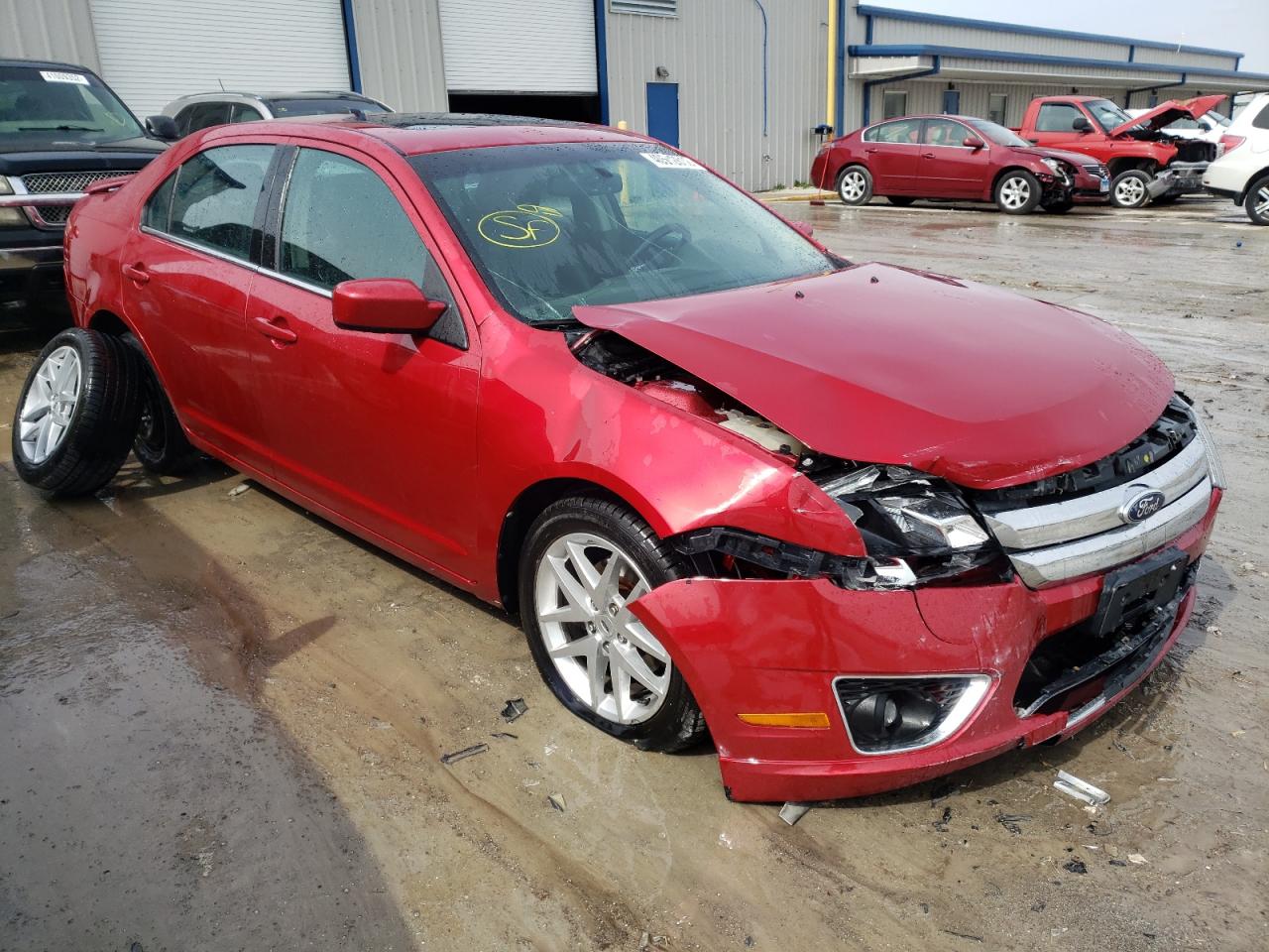 FORD FUSION SEL 2012 with VIN 3FAHP0JA7CR431368 - Photo from auction