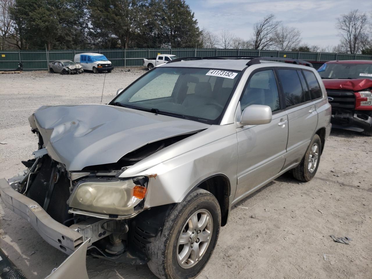 Photo 2 from auction – 2006 TOYOTA HIGHLANDER with VIN JTEDP21A860112517