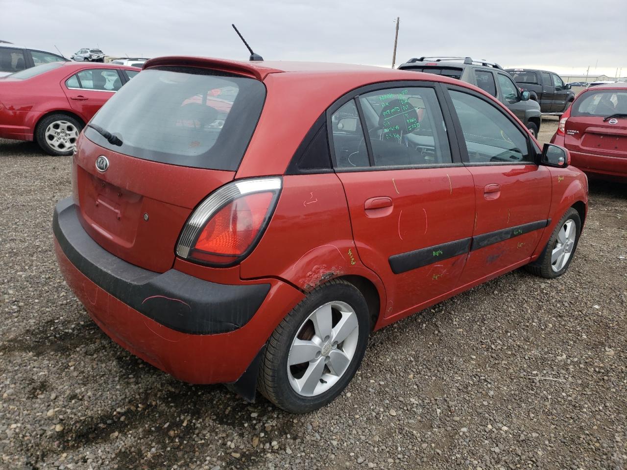 Photo 4 from auction – 2009 KIA RIO 5 SX with VIN KNADE243296568079