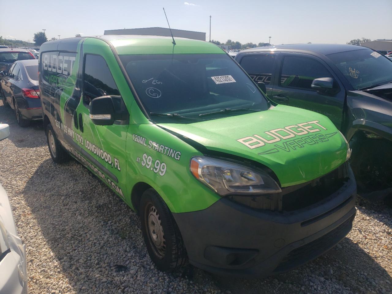 RAM PROMASTER 2015 with VIN ZFBERFAT5F6A33479 - Photo from auction