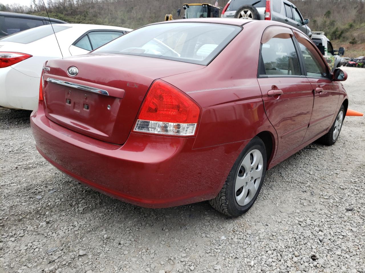 Photo 4 from auction – 2008 KIA SPECTRA EX with VIN KNAFE121285514192