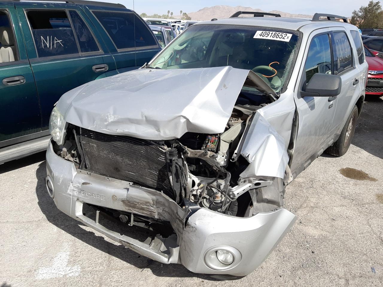 Photo 2 from auction – 2009 FORD ESCAPE XLT with VIN 1FMCU93G39KB77637
