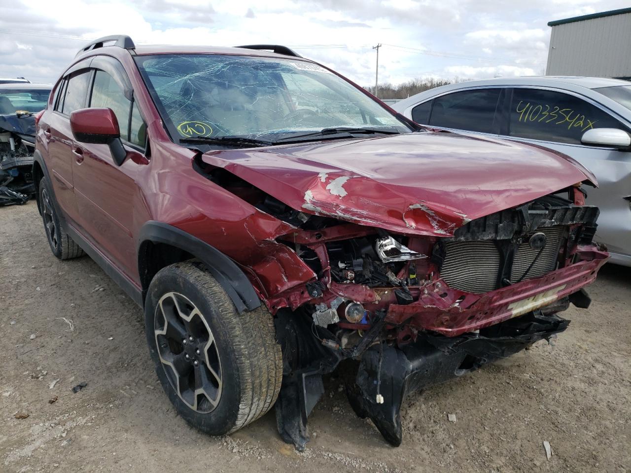 SUBARU XV CROSSTR 2013 with VIN JF2GPAWC2D2899540 - Photo from auction