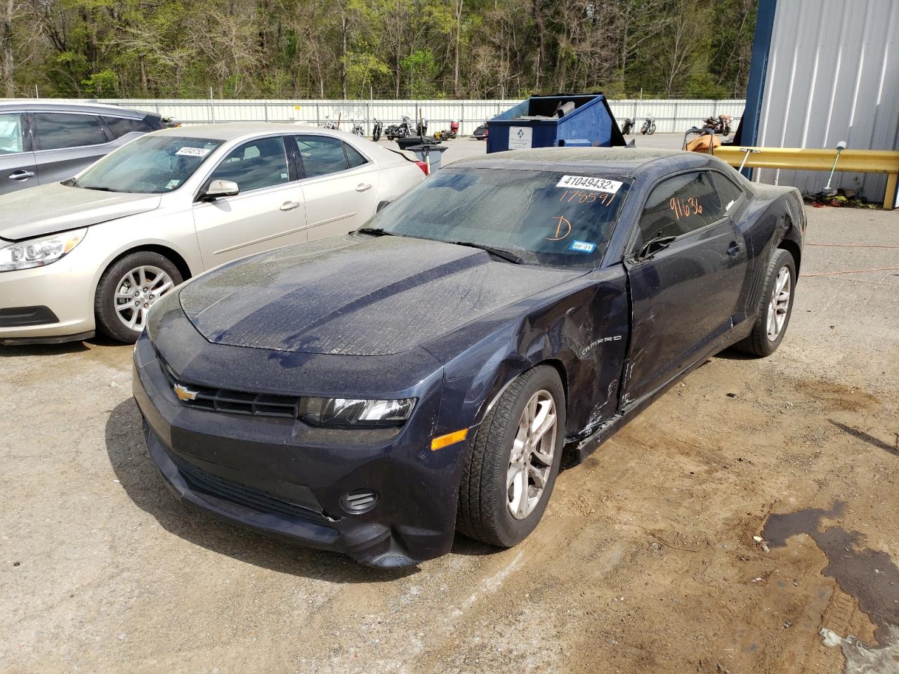 Photo 2 from auction – 2015 CHEVROLET CAMARO LS with VIN 2G1FB1E39F9178591