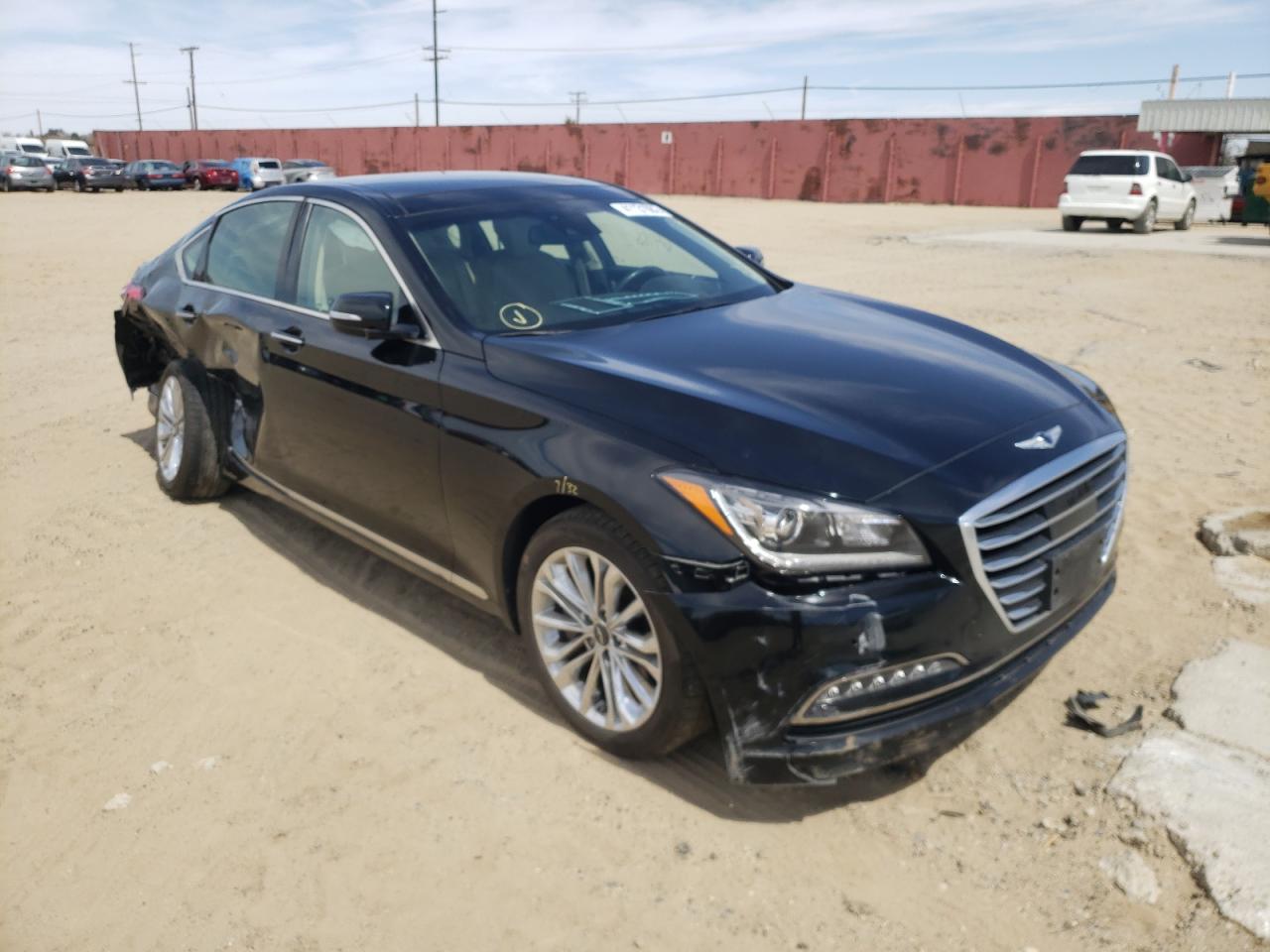 GENESIS G80 2017 with VIN KMHGN4JE5HU184188 - Photo from auction