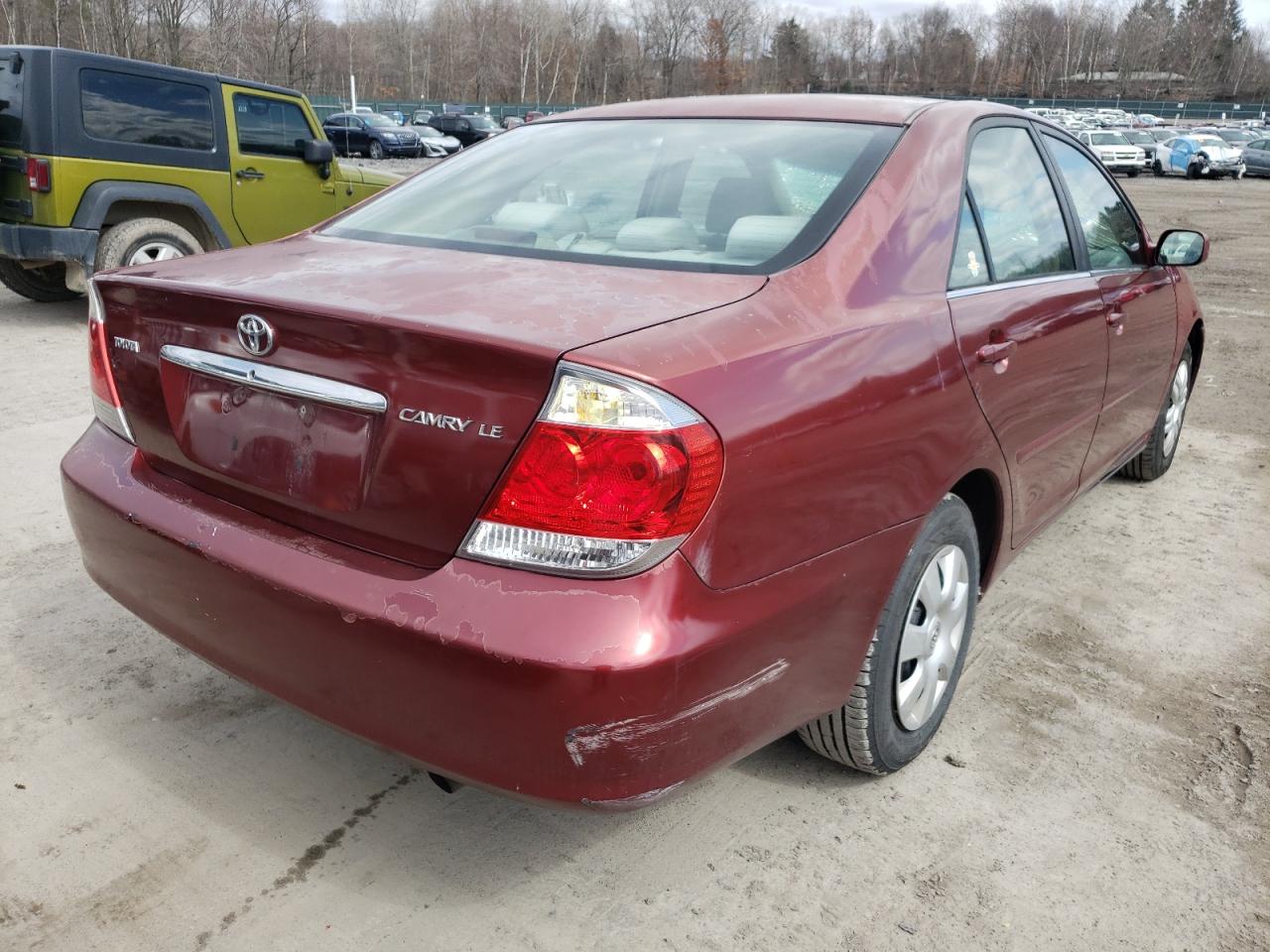 Photo 4 from auction – 2005 TOYOTA CAMRY LE with VIN 4T1BE32K55U407043