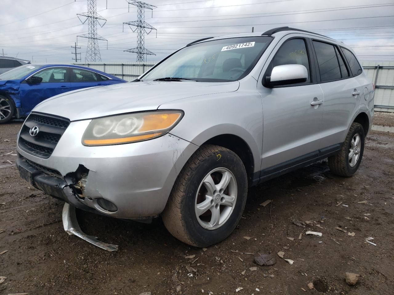 Photo 2 from auction – 2008 HYUNDAI SANTA FE with VIN 5NMSG13D28H201693