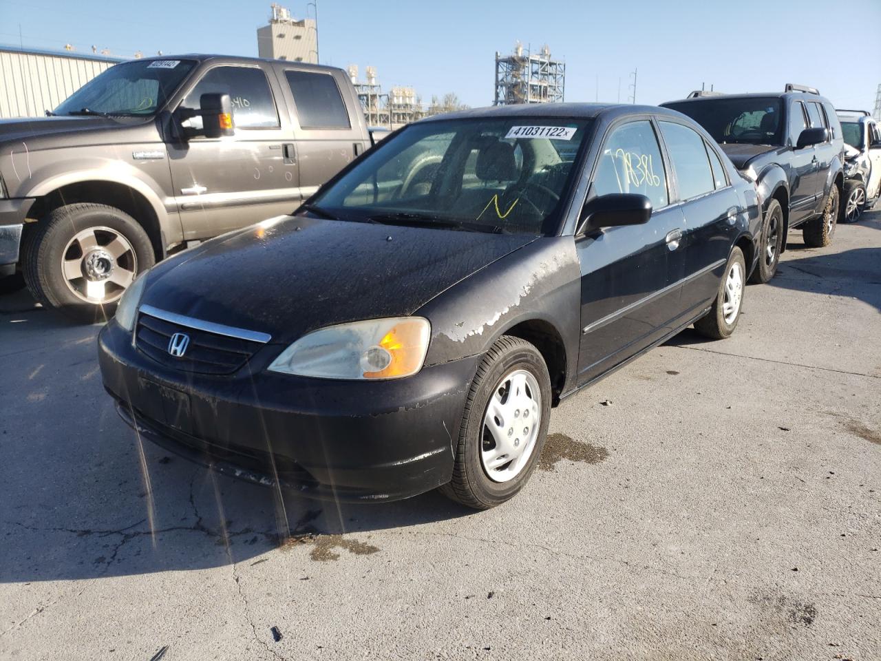 Photo 2 from auction – 2002 HONDA CIVIC DX with VIN 2HGES15182H532118