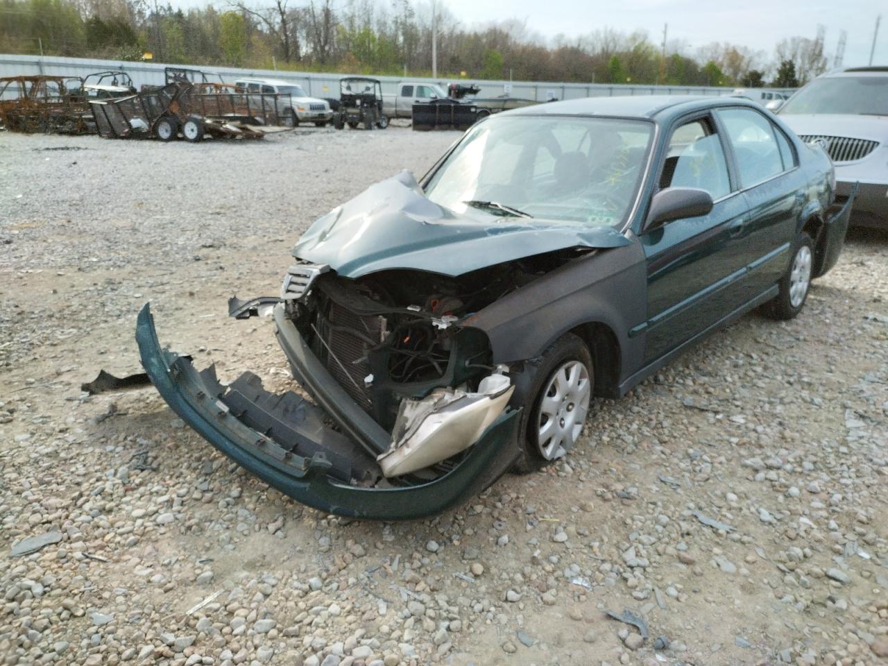 Photo 2 from auction – 2000 HONDA CIVIC BASE with VIN 2HGEJ6618YH590110
