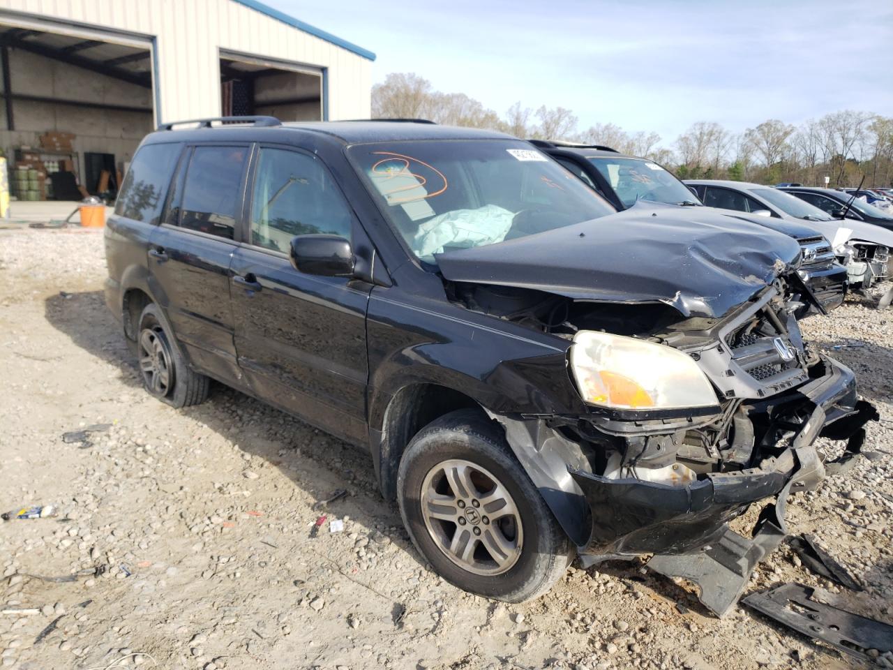 HONDA PILOT EXL 2004 with VIN 5FNYF18594B002764 - Photo from auction