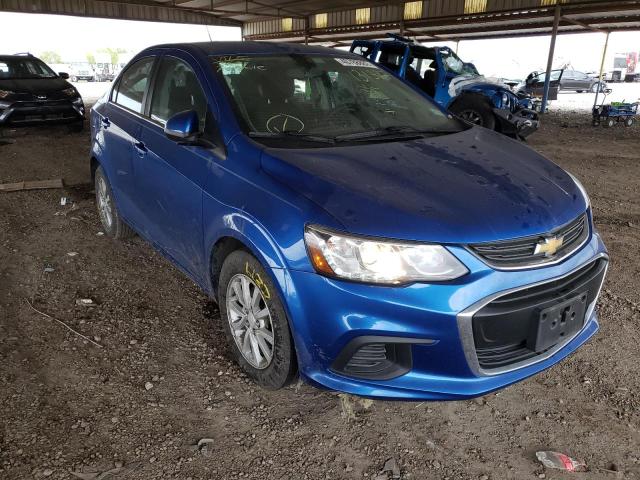 CHEVROLET SONIC LT 2017 with VIN 1G1JD5SH8H4131327 - Photo from auction