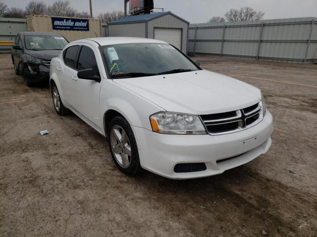 DODGE AVENGER 2012 with VIN 1C3CDZAB3CN147494 - Photo from auction