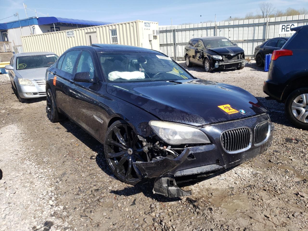 BMW 750 LI 2011 with VIN WBAKB8C58BC851938 - Photo from auction