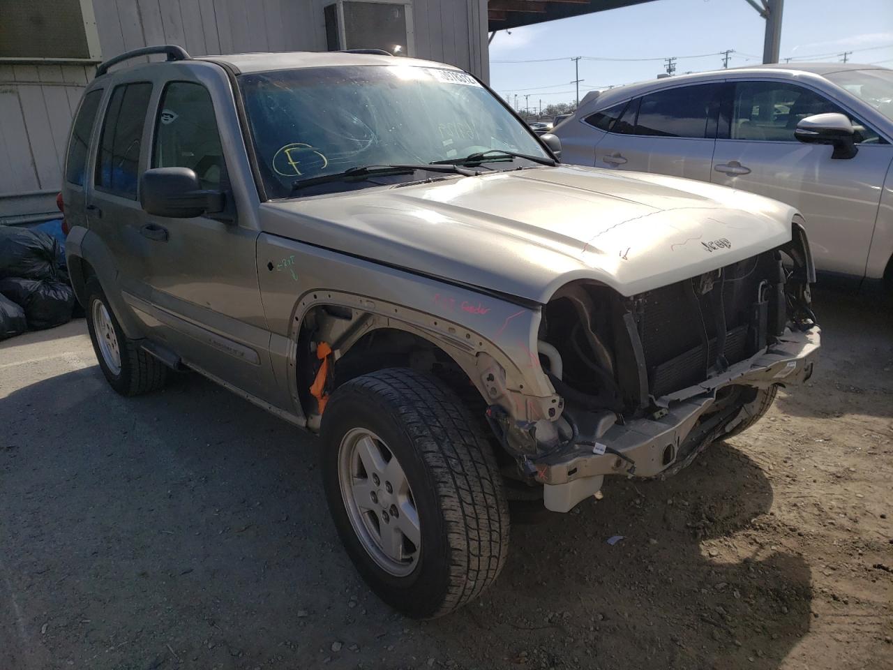 JEEP LIBERTY SP 2007 with VIN 1J4GL48K77W694335 - Photo from auction