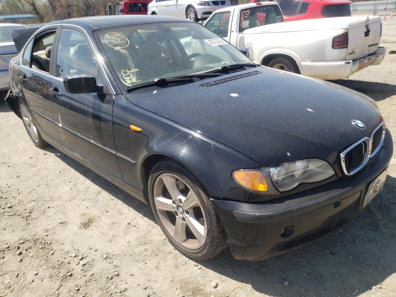 BMW 330 I 2004 with VIN WBAEV53444KM33301 - Photo from auction