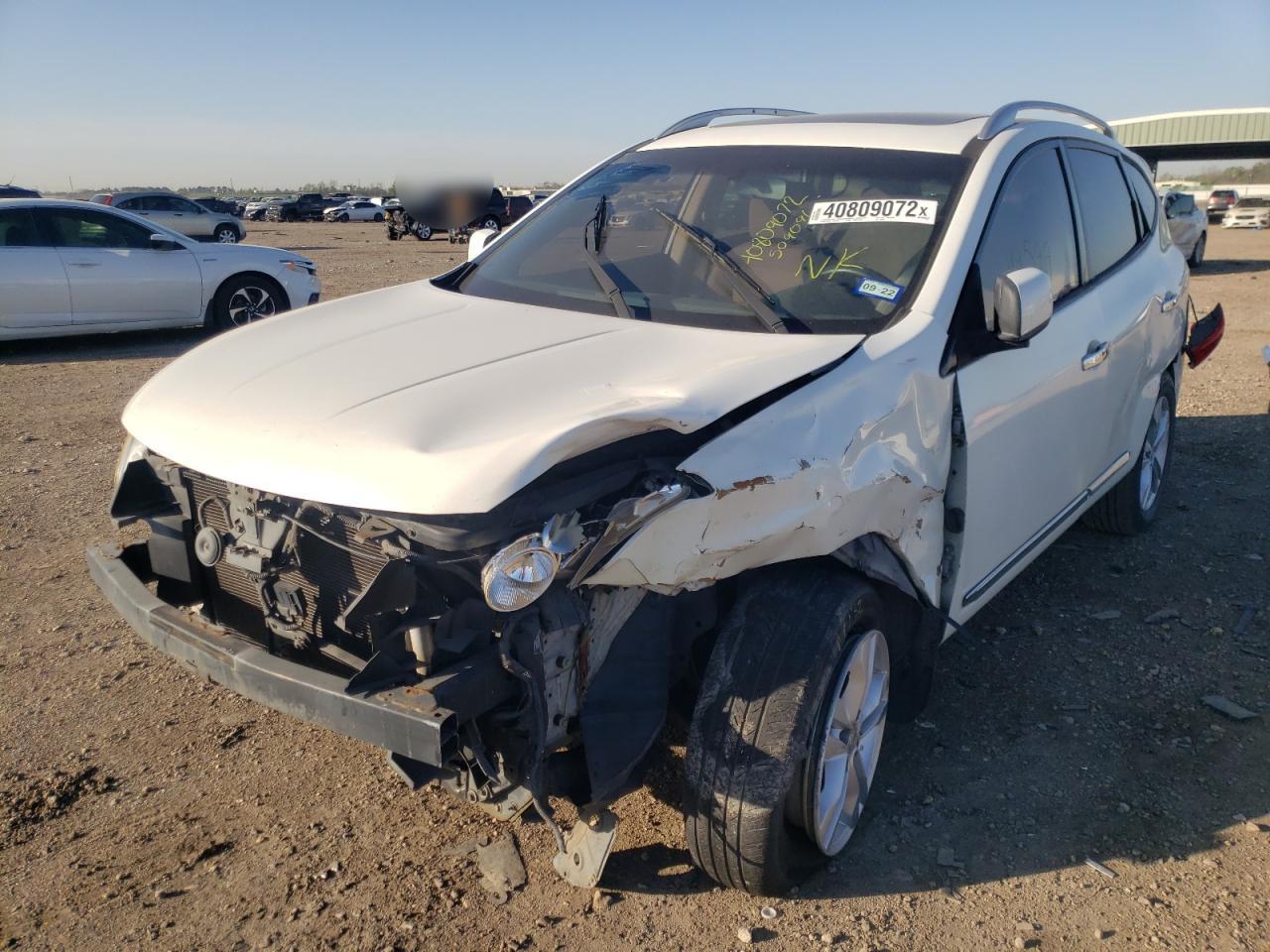 Photo 2 from auction – 2013 NISSAN ROGUE S with VIN JN8AS5MT9DW509091