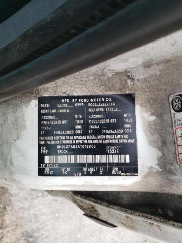 Photo 10 from auction – 2010 FORD TRANSIT CO with VIN NM0LS7AN4AT019805