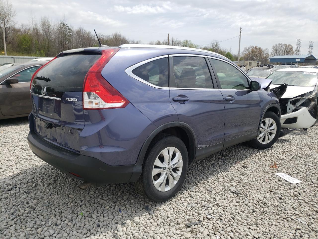 Photo 4 from auction – 2012 HONDA CR-V EXL with VIN JHLRM4H72CC027274