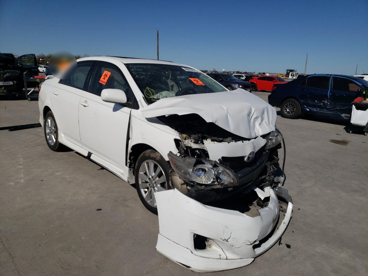 TOYOTA COROLLA BA 2010 with VIN 1NXBU4EE8AZ341841 - Photo from auction