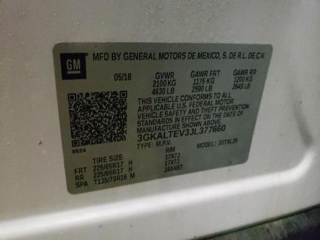 Photo 10 from auction – 2018 GMC TERRAIN SL with VIN 3GKALTEV3JL377660