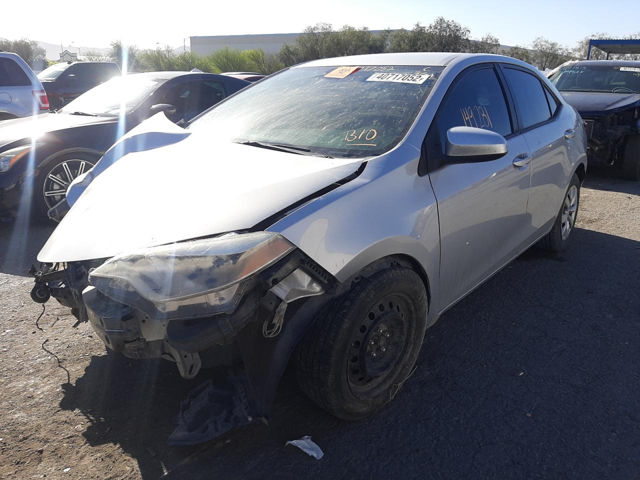 Photo 2 from auction – 2014 TOYOTA COROLLA L with VIN 2T1BURHE3EC020712