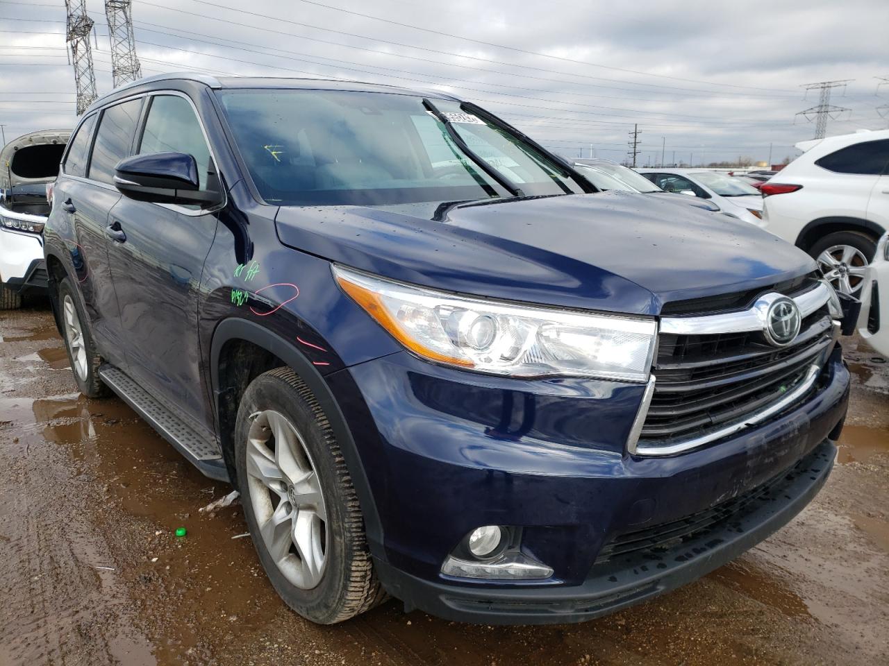 TOYOTA HIGHLANDER 2016 with VIN 5TDDKRFHXGS284810 - Photo from auction