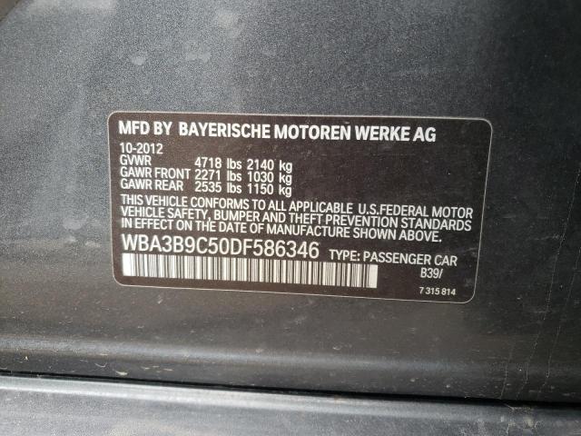 Photo 10 from auction – 2013 BMW 335 XI with VIN WBA3B9C50DF586346