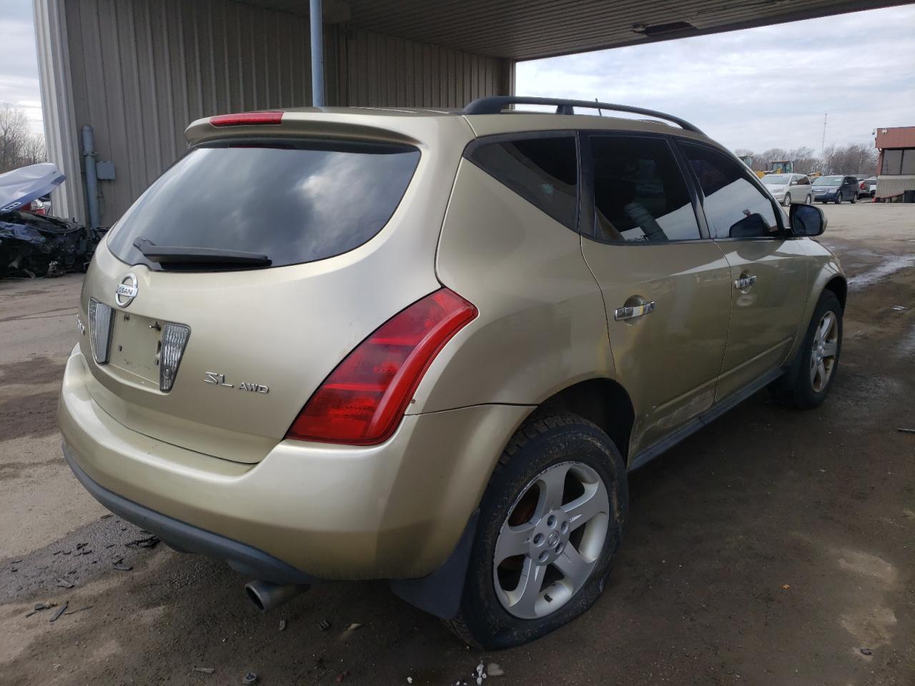 Photo 4 from auction – 2005 NISSAN MURANO SL with VIN JN8AZ08W35W424591