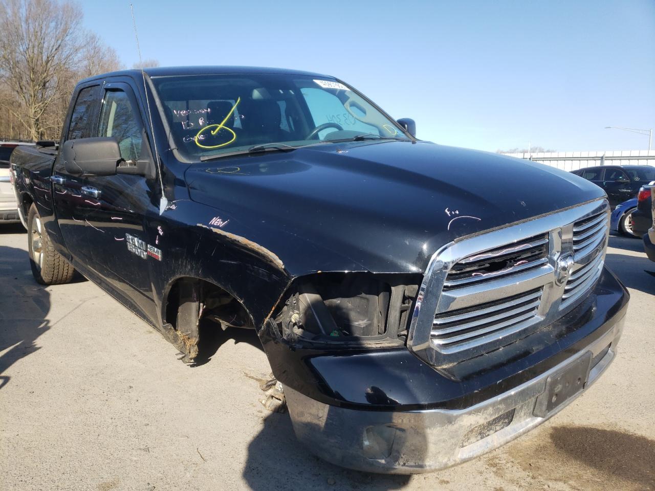 RAM 1500 SLT 2013 with VIN 1C6RR7GTXDS675166 - Photo from auction