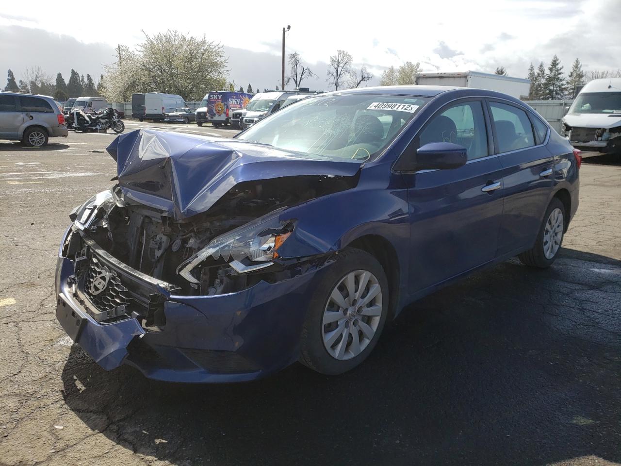 Photo 2 from auction – 2017 NISSAN SENTRA with VIN 3N1AB7AP1HY387195