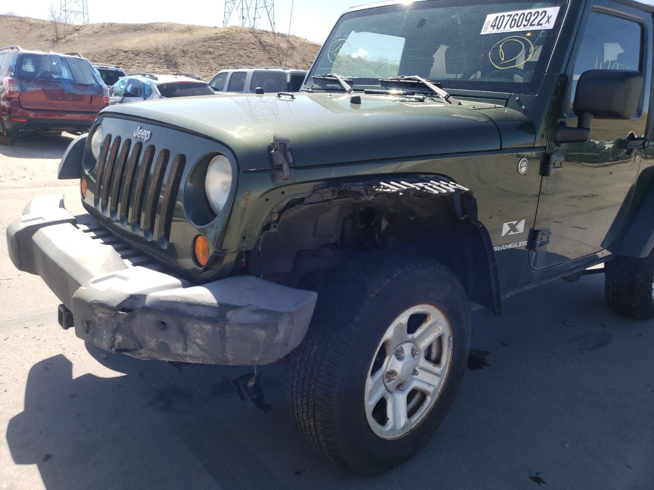 Photo 9 from auction – 2007 JEEP WRANGLER X with VIN 1J4FA24197L139004