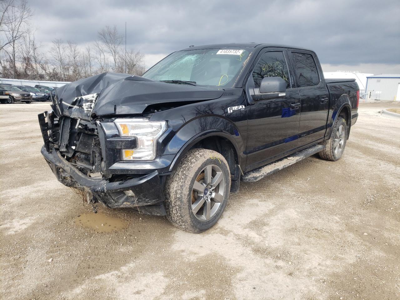 Photo 2 from auction – 2017 FORD F150 SUPER with VIN 1FTEW1EF2HFC65681