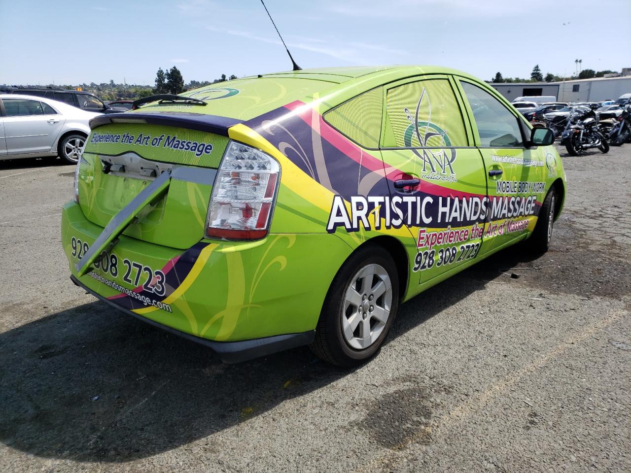 Photo 4 from auction – 2007 TOYOTA PRIUS with VIN JTDKB20U777651435
