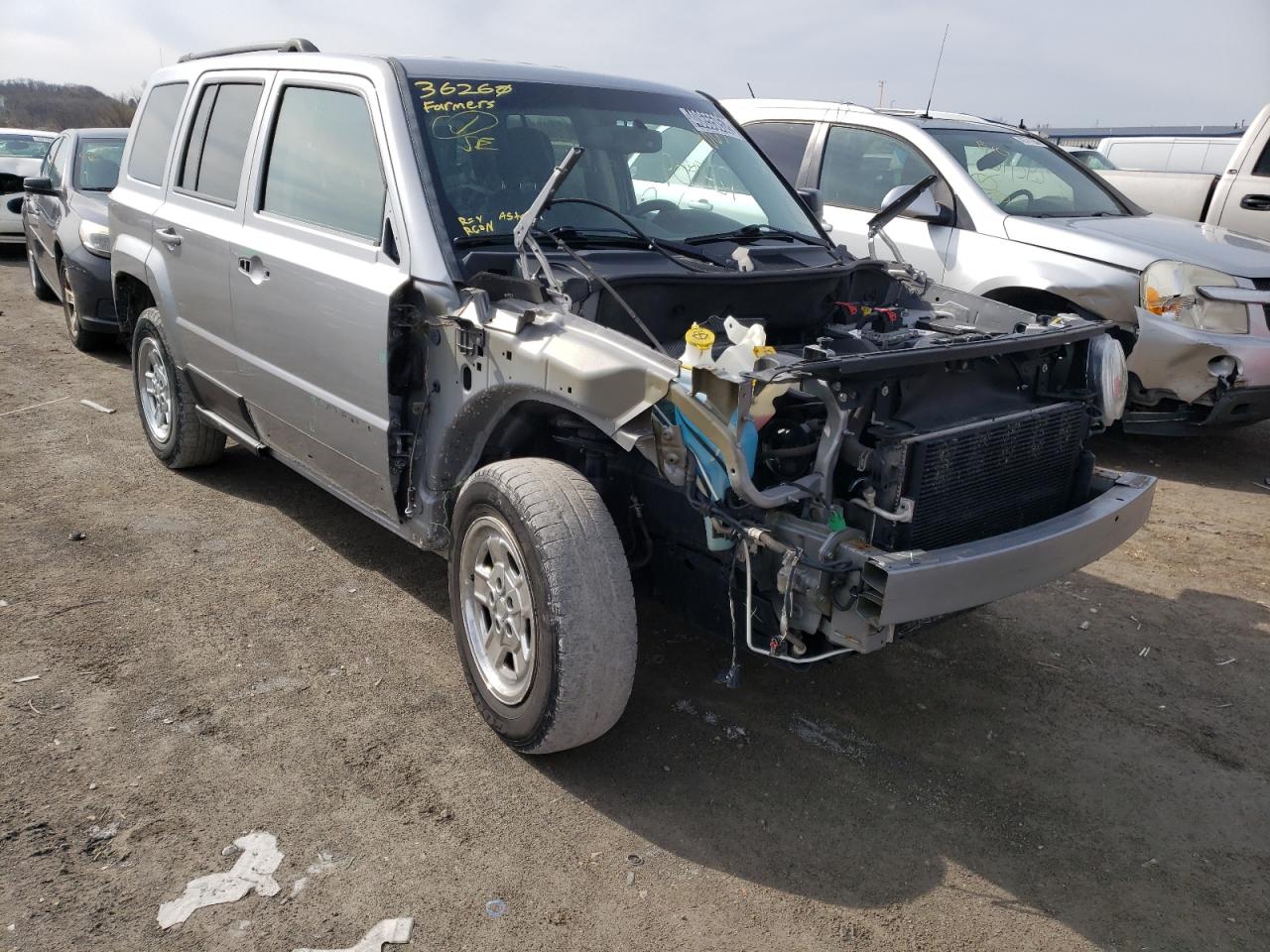 Photo 1 from auction – 2016 JEEP PATRIOT SP with VIN 1C4NJRBB5GD614485