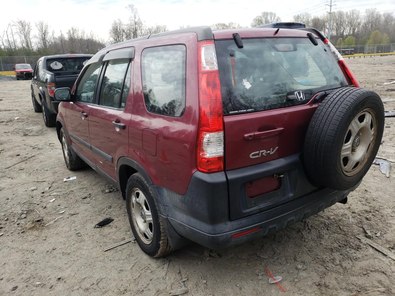 Photo 3 from auction – 2005 HONDA CRV with VIN SHSRD78535U317812