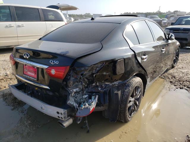 Photo 4 from auction – 2014 INFINITI Q50 BASE with VIN JN1BV7AP1EM676491