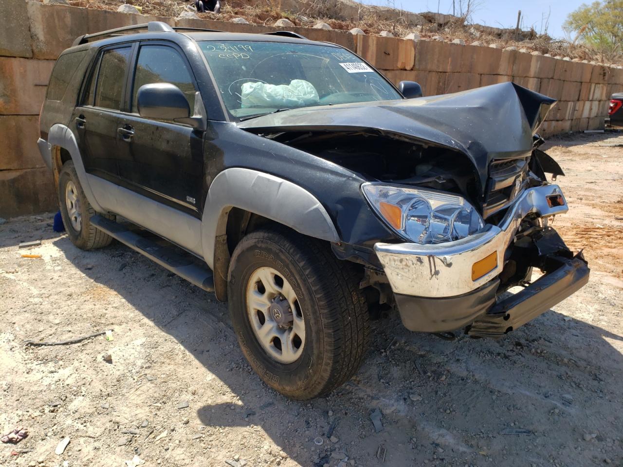 TOYOTA 4RUNNER LI 2003 with VIN JTEZT14R030008306 - Photo from auction
