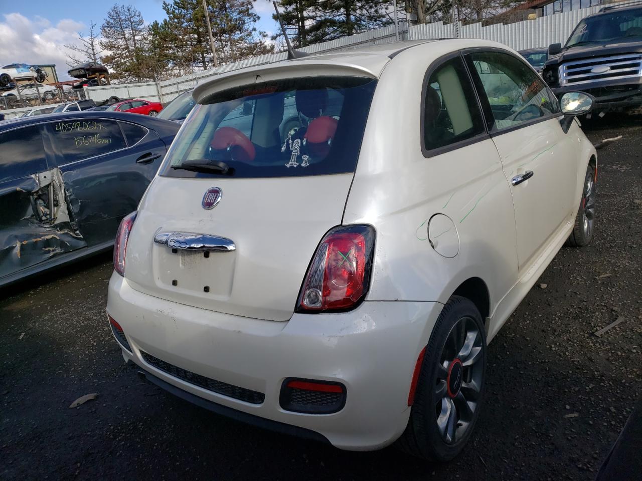 Photo 4 from auction – 2017 FIAT 500 POP with VIN 3C3CFFKR9HT535759