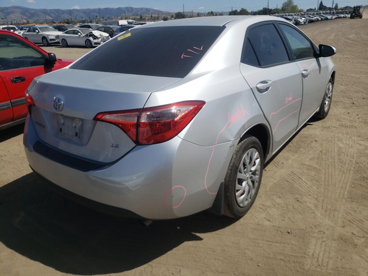 Photo 4 from auction – 2017 TOYOTA COROLLA L with VIN 5YFBURHE7HP660331
