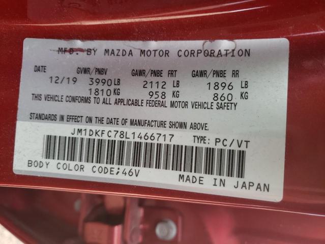 Photo 10 from auction – 2020 MAZDA CX-3 TOURI with VIN JM1DKFC78L1466717