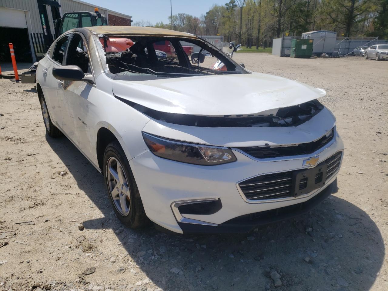 CHEVROLET MALIBU LS 2017 with VIN 1G1ZB5ST5HF128967 - Photo from auction