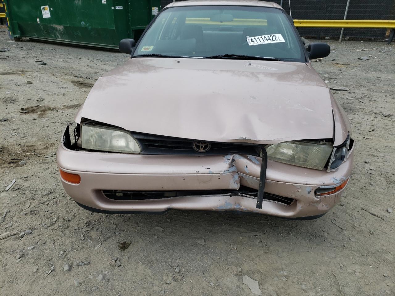Photo 9 from auction – 1995 TOYOTA COROLLA with VIN JT2AE04BXS0117792