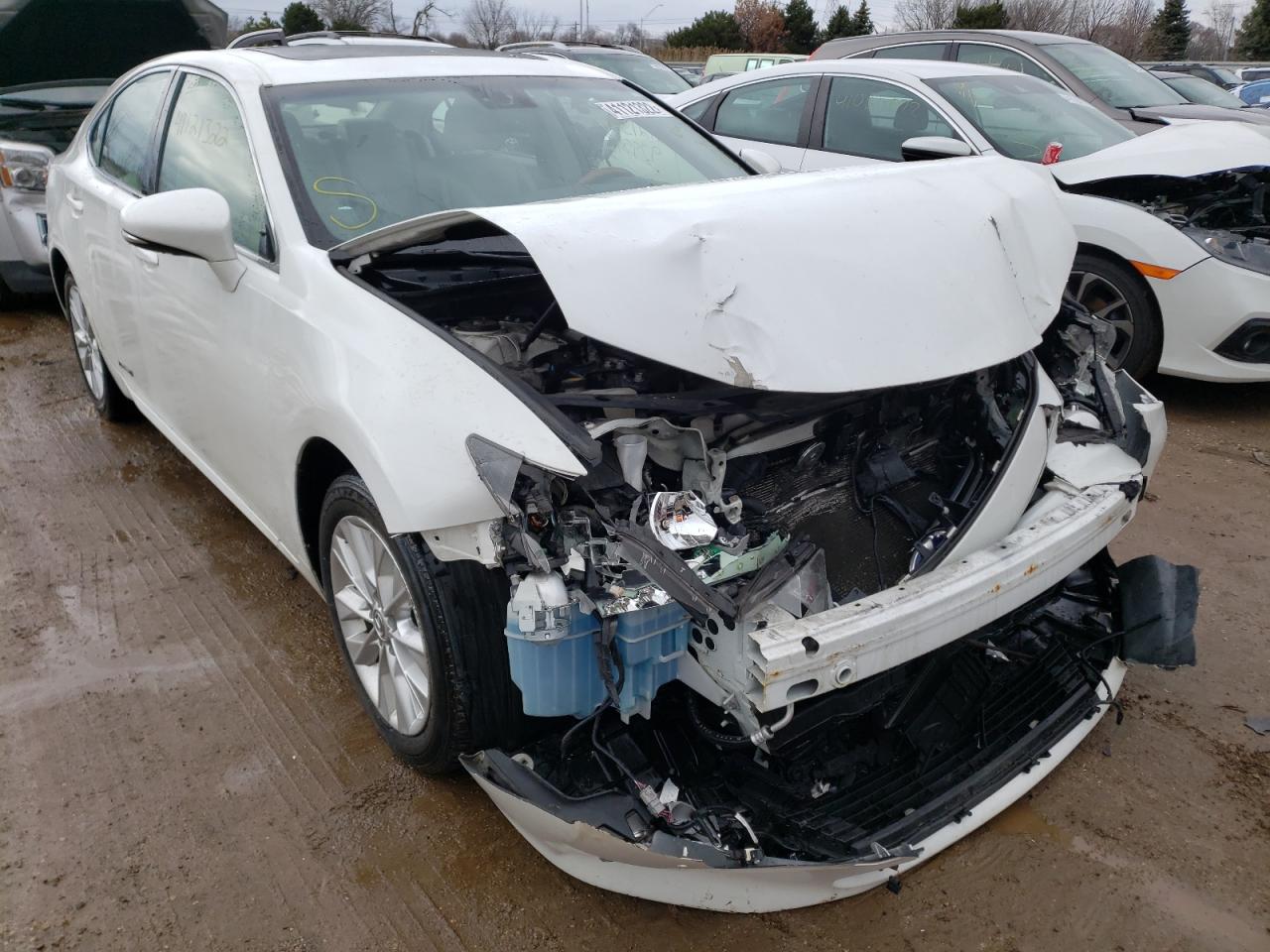 LEXUS ES 300H 2013 with VIN JTHBW1GG1D2002638 - Photo from auction